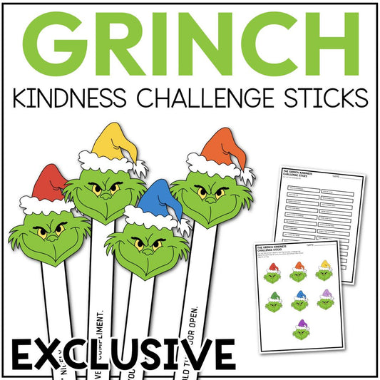 Exclusive Grinch Kindness Challenge Sticks