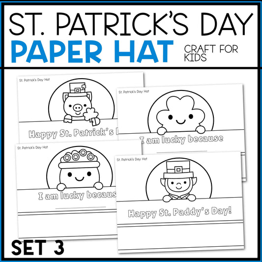St. Patrick's Day Paper Hat Craft