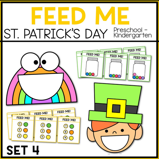 St. Patrick's Day FEED ME (pompom)
