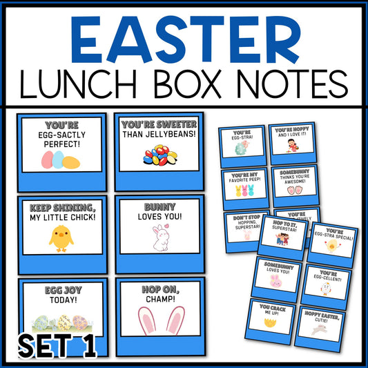 Easter Lunchbox Cards