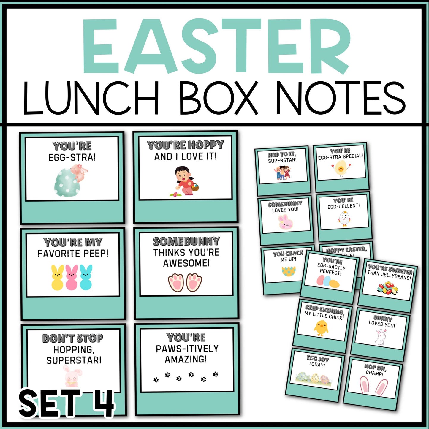 Easter Lunchbox Cards