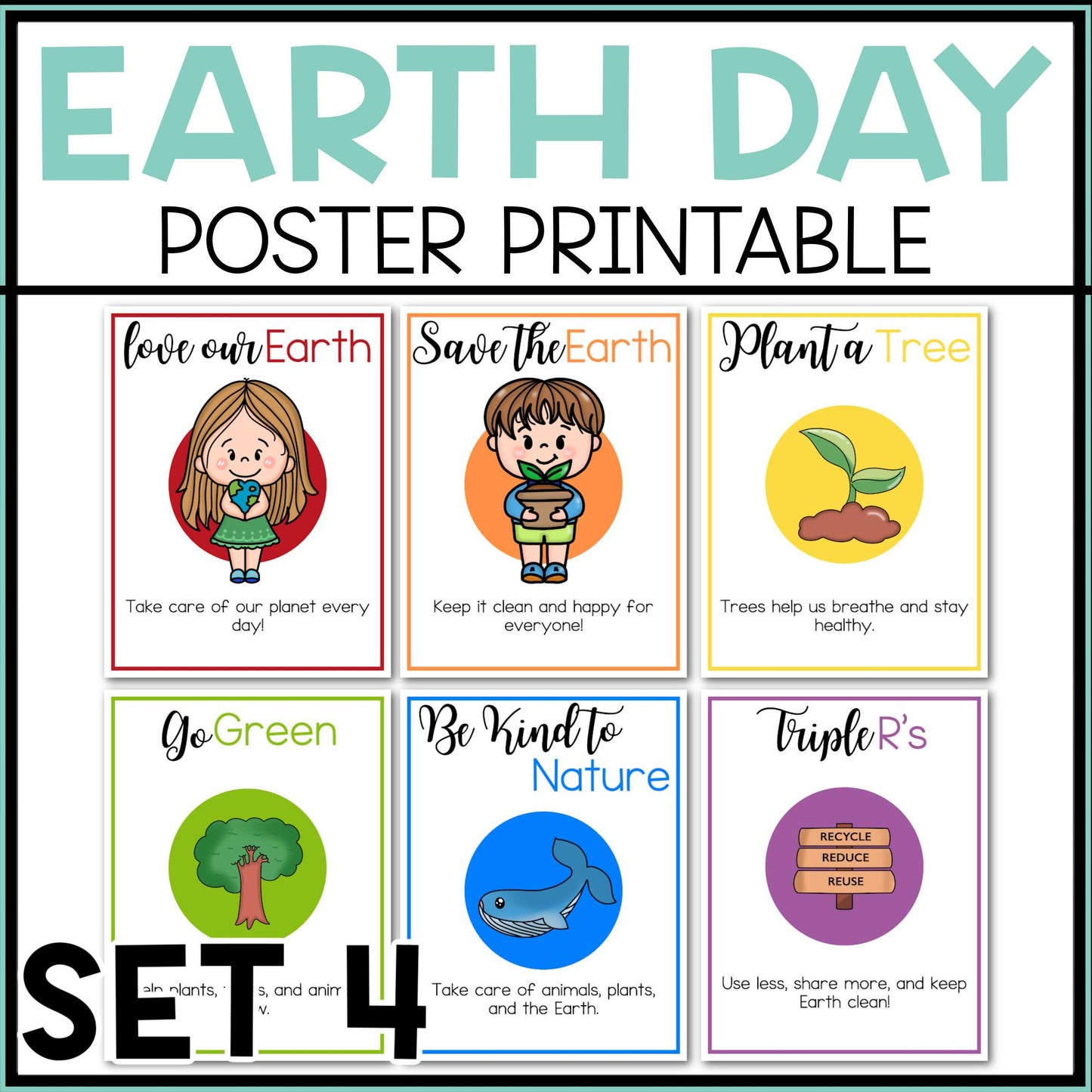 Earth day Poster Printable