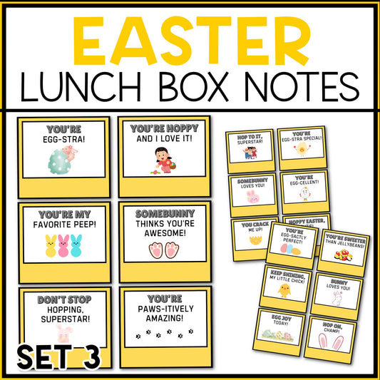 Easter Lunchbox Cards