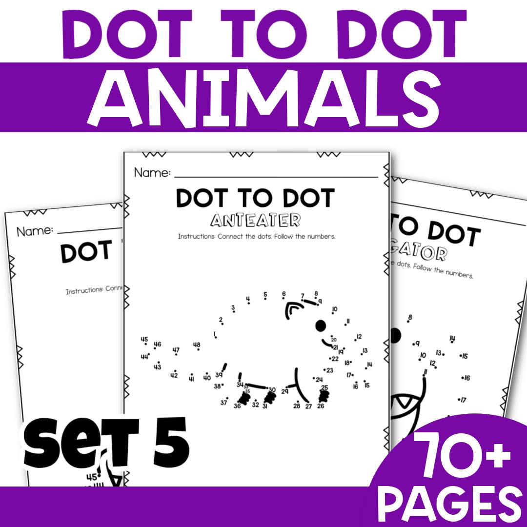 ANIMALS dot to dot