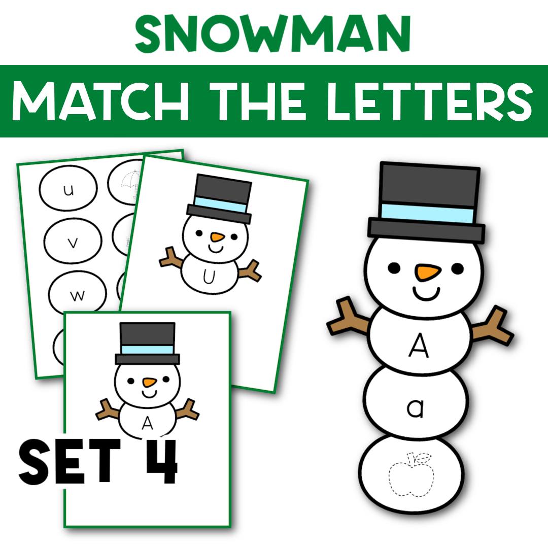 Snowman Match the letter sounds