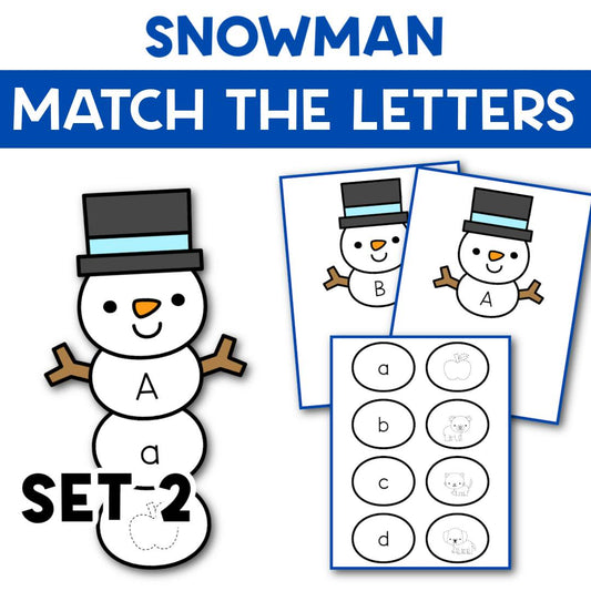Snowman Match the letter sounds