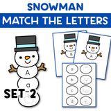 Snowman Match the letter sounds