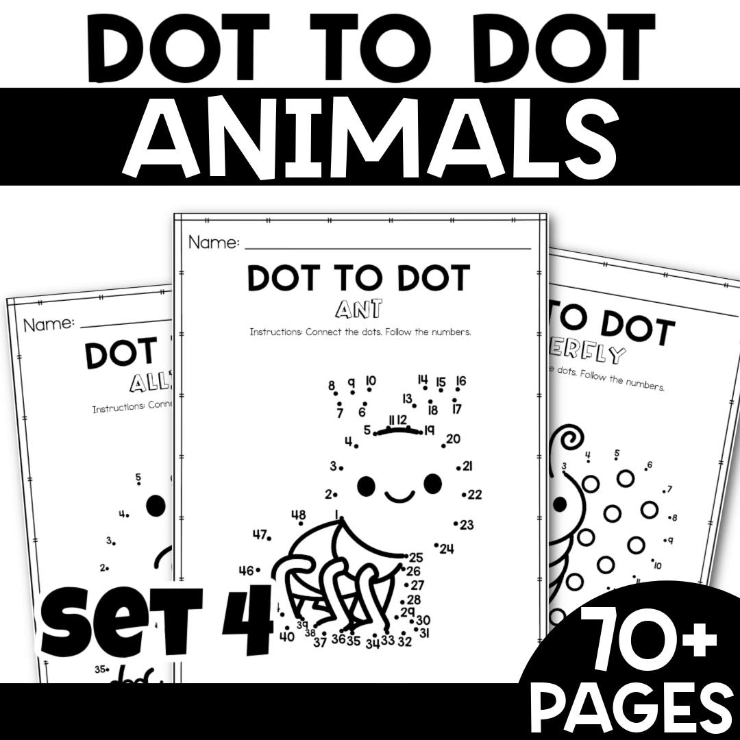 ANIMALS dot to dot