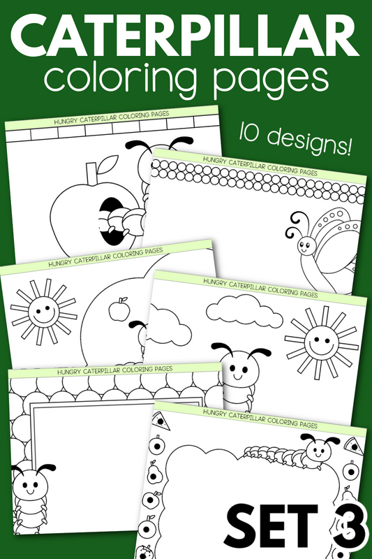 The Very Hungry Caterpillar Coloring Pages Commercial Use