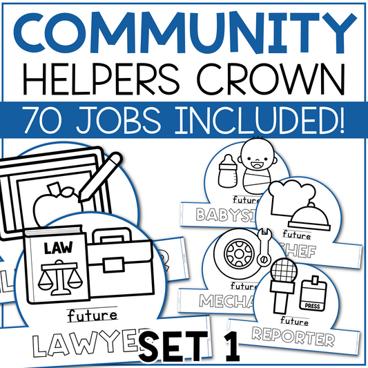 70 Community Helper Crown Craft Future Hats Commercial Use