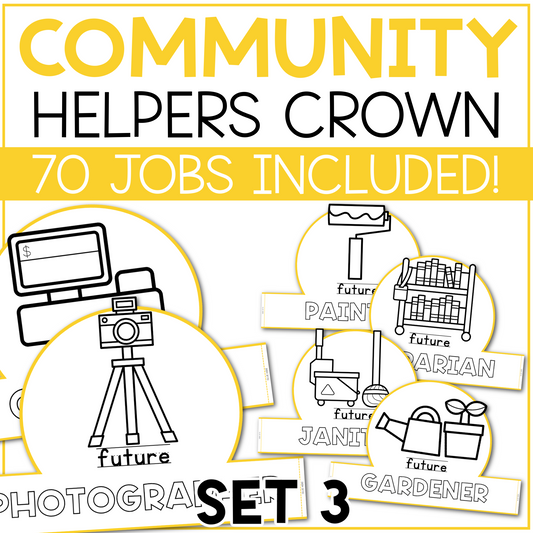 70 Community Helper Crown Craft Future Hats Commercial Use