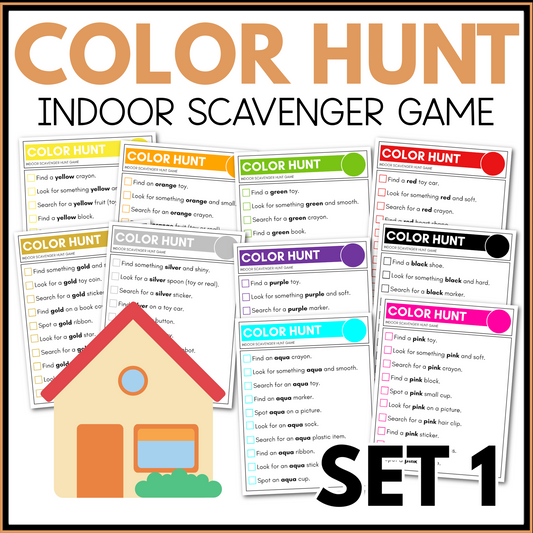 COLOR INDOOR SCAVENGER HUNT