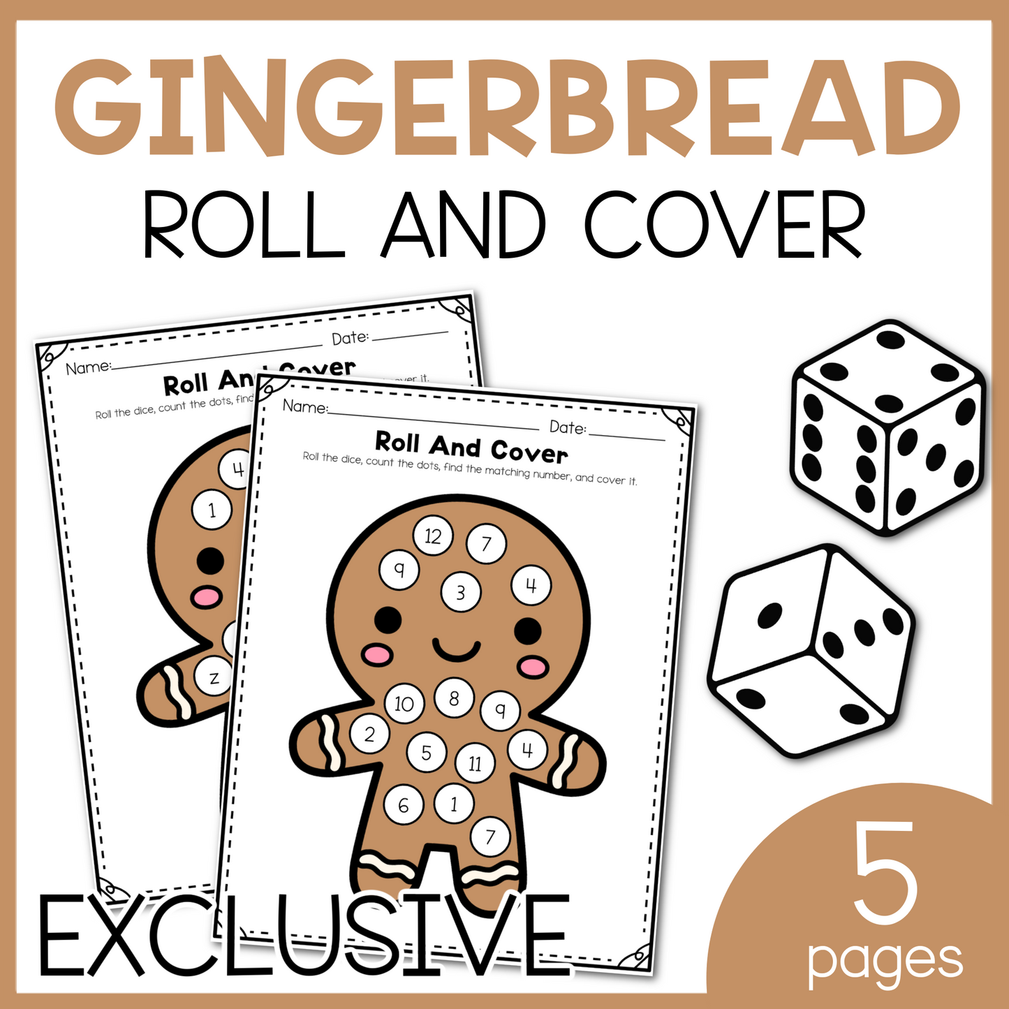 Exclusive Gingerbread Roll and Cover