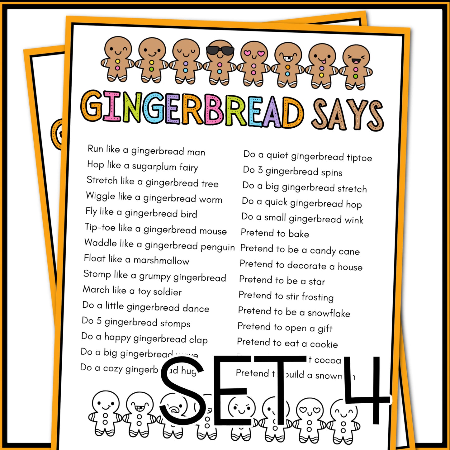 GINGERBREAD SAYS