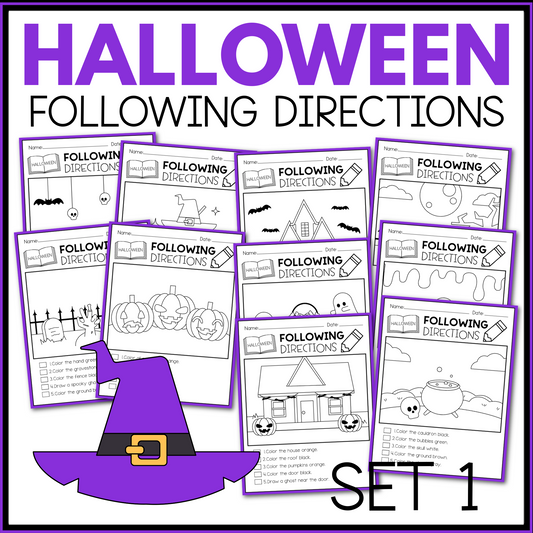 Halloween Following Directions
