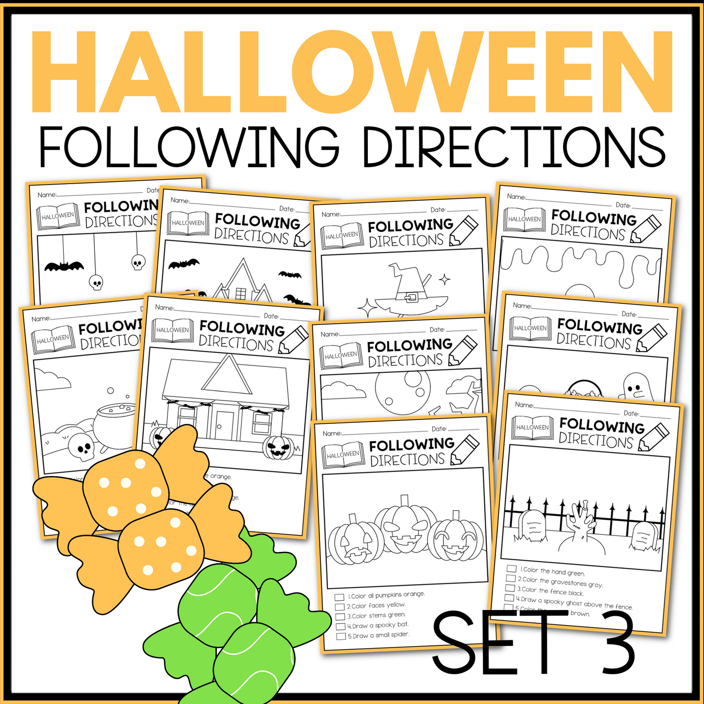 Halloween Following Directions