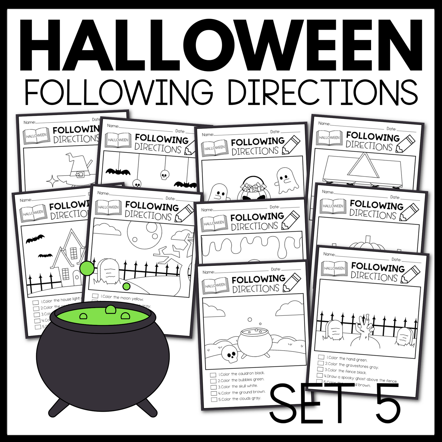 Halloween Following Directions