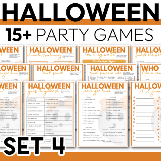 Halloween Party Games Big Bundle