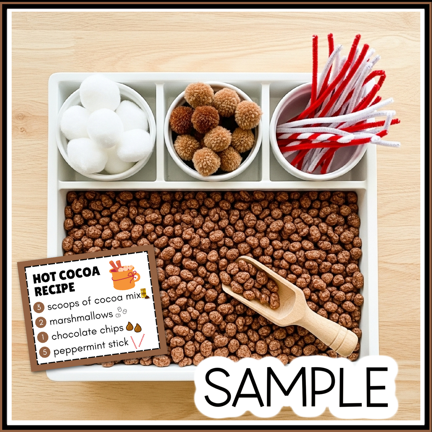 HOT COCOA RECIPE TASK CARDS (will email the files)