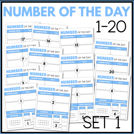 Number Of The Day 1-20