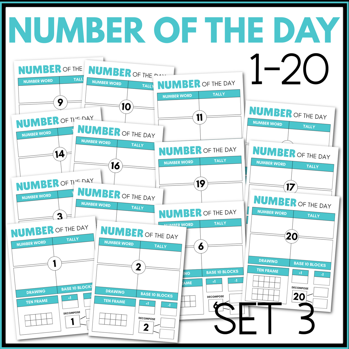 Number Of The Day 1-20
