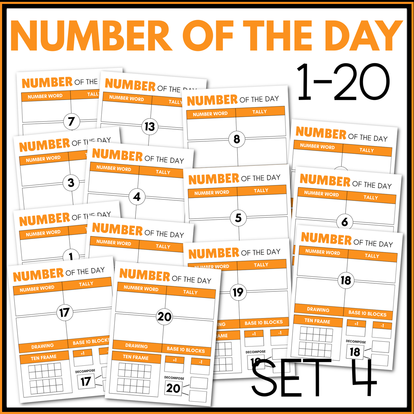 Number Of The Day 1-20