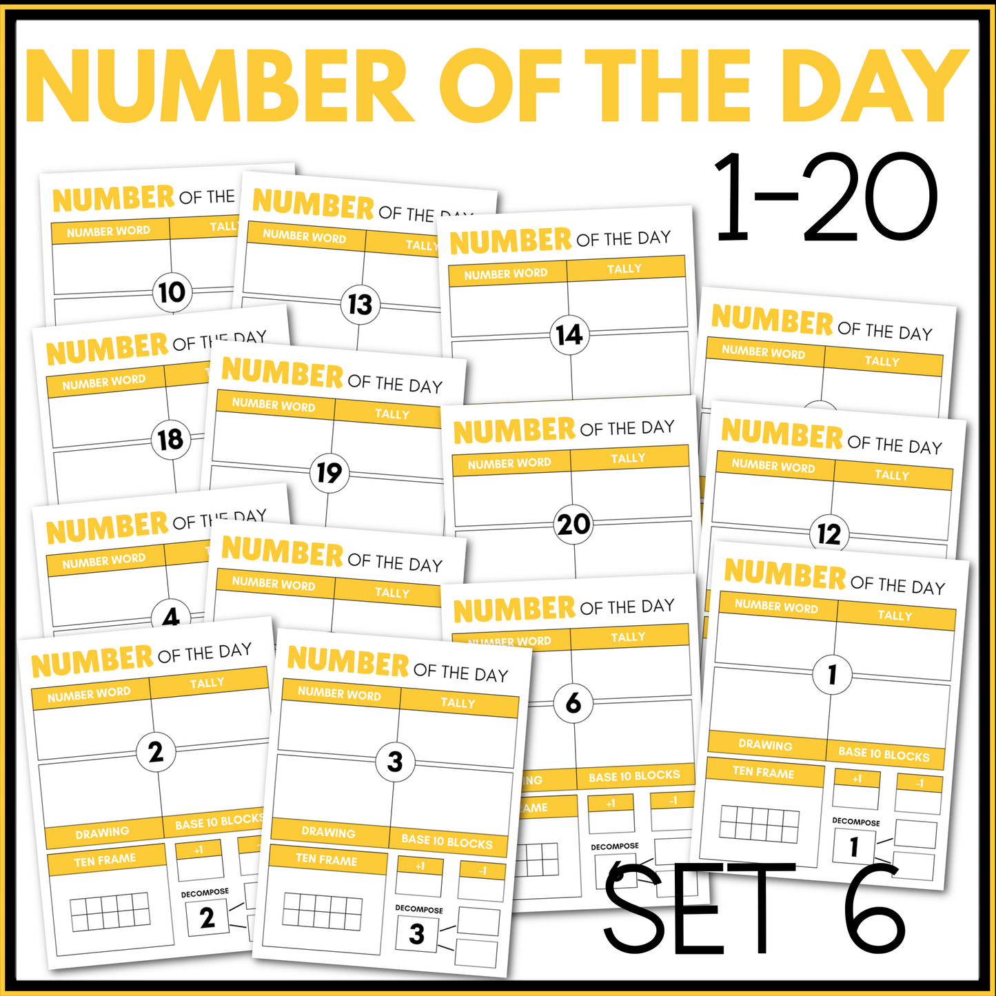 Number Of The Day 1-20
