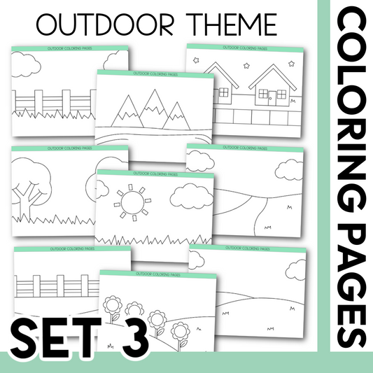 Outdoor Theme Coloring Pages Commercial Use