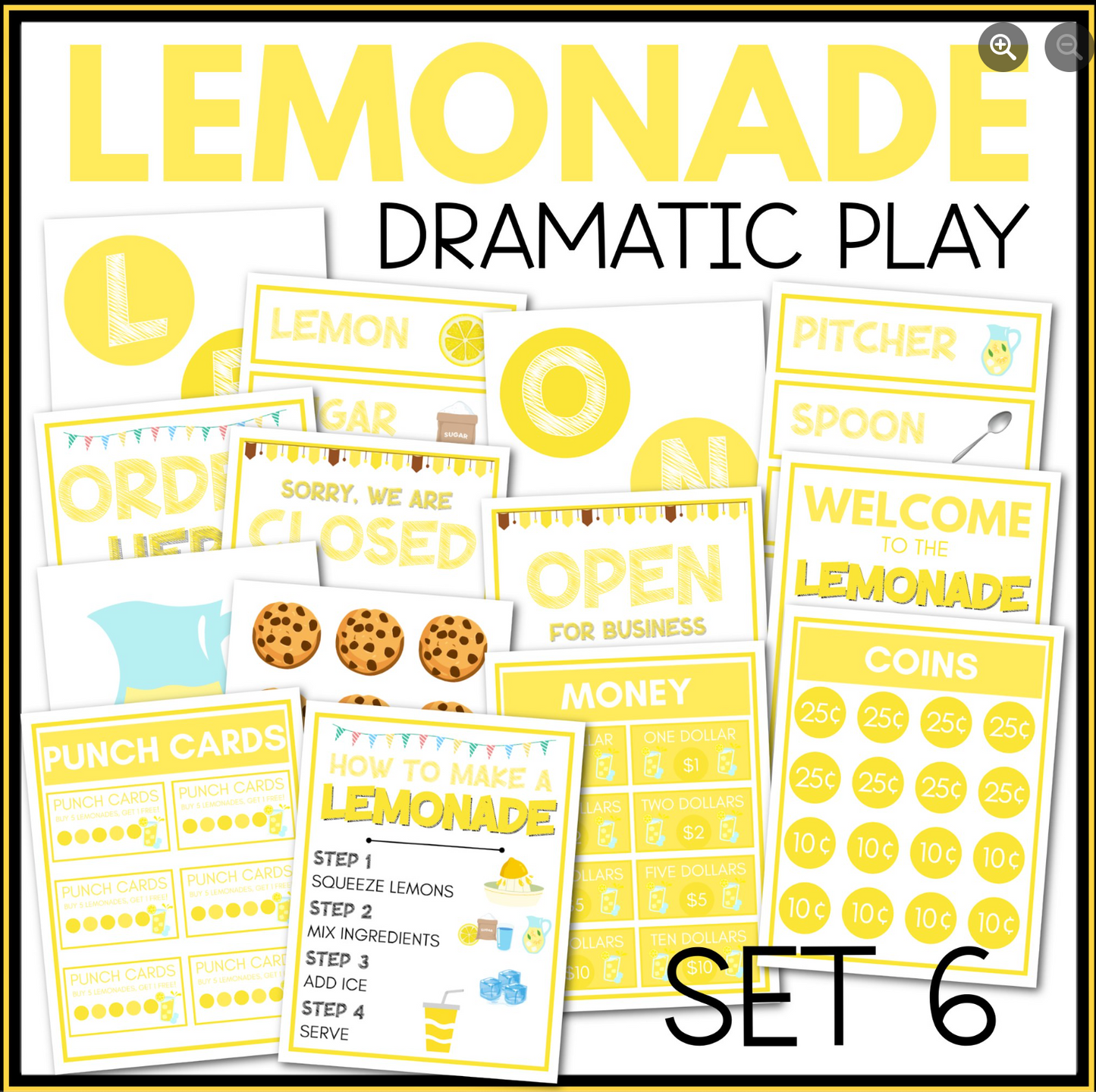 Lemonade Shop Dramatic Play