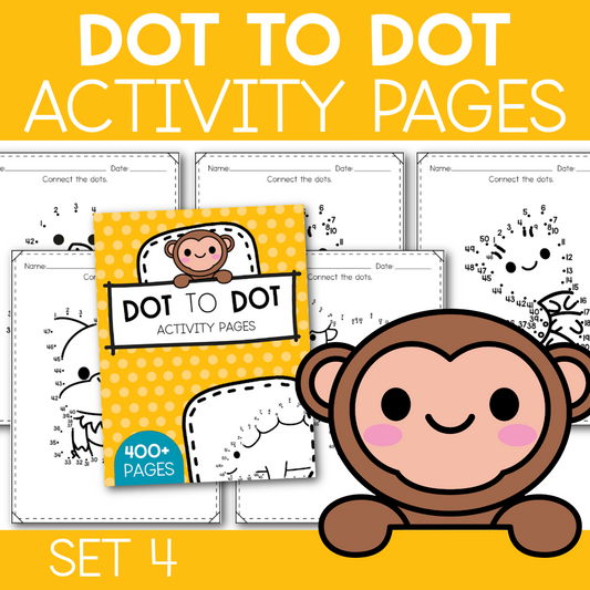 400+ Dot to Dot Activity Pages Commercial Use