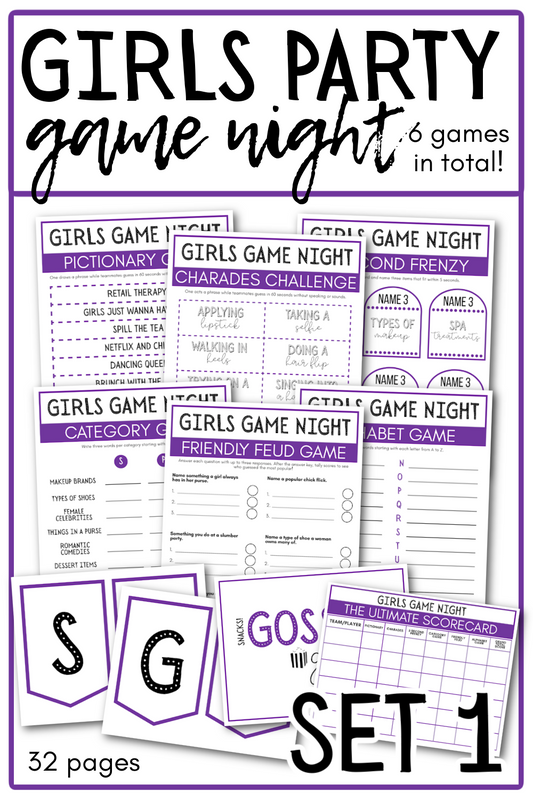 GIRLS PARTY GAME NIGHT