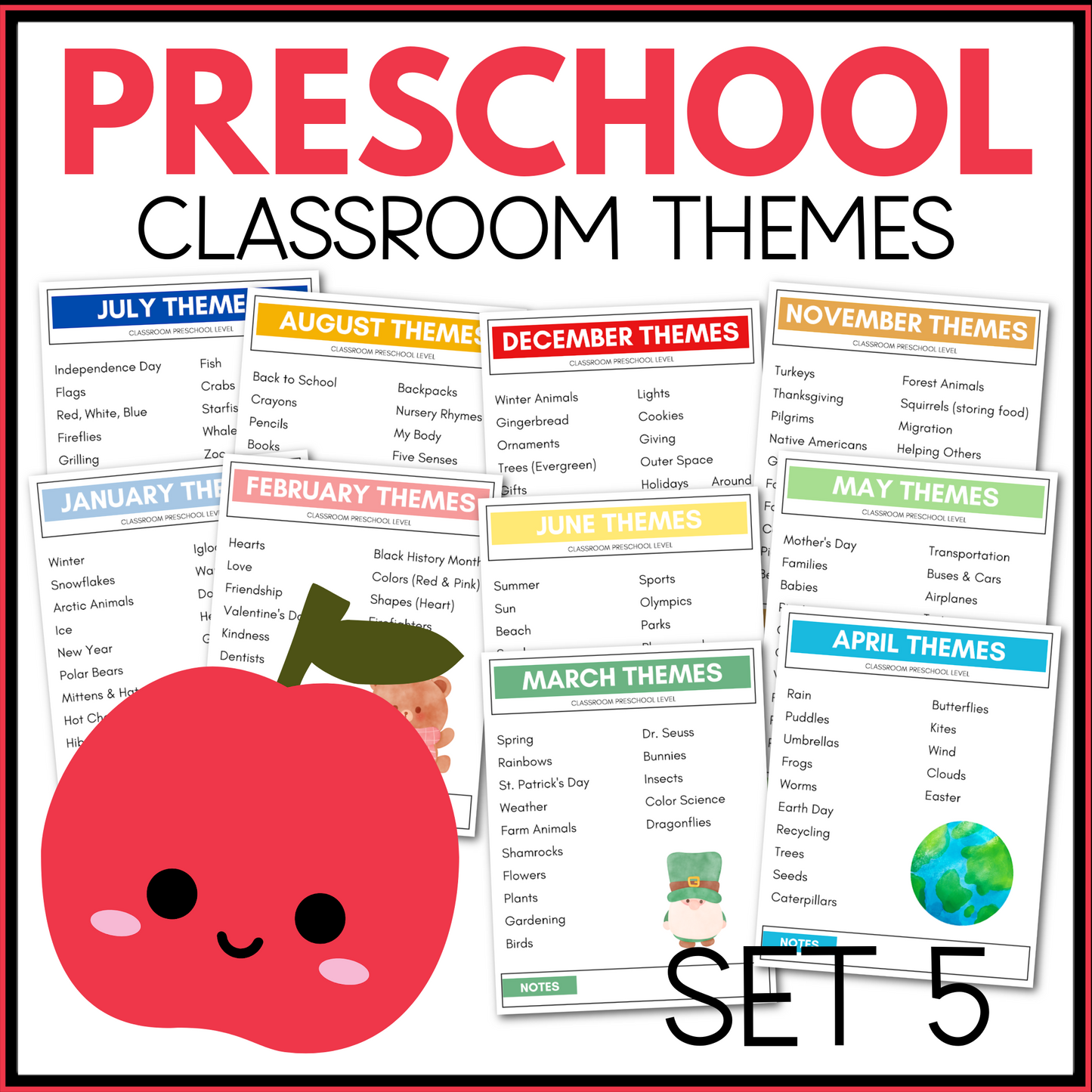 Preschool Themes