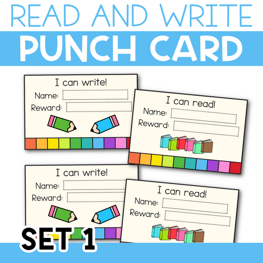 READ AND WRITE REWARD CARD