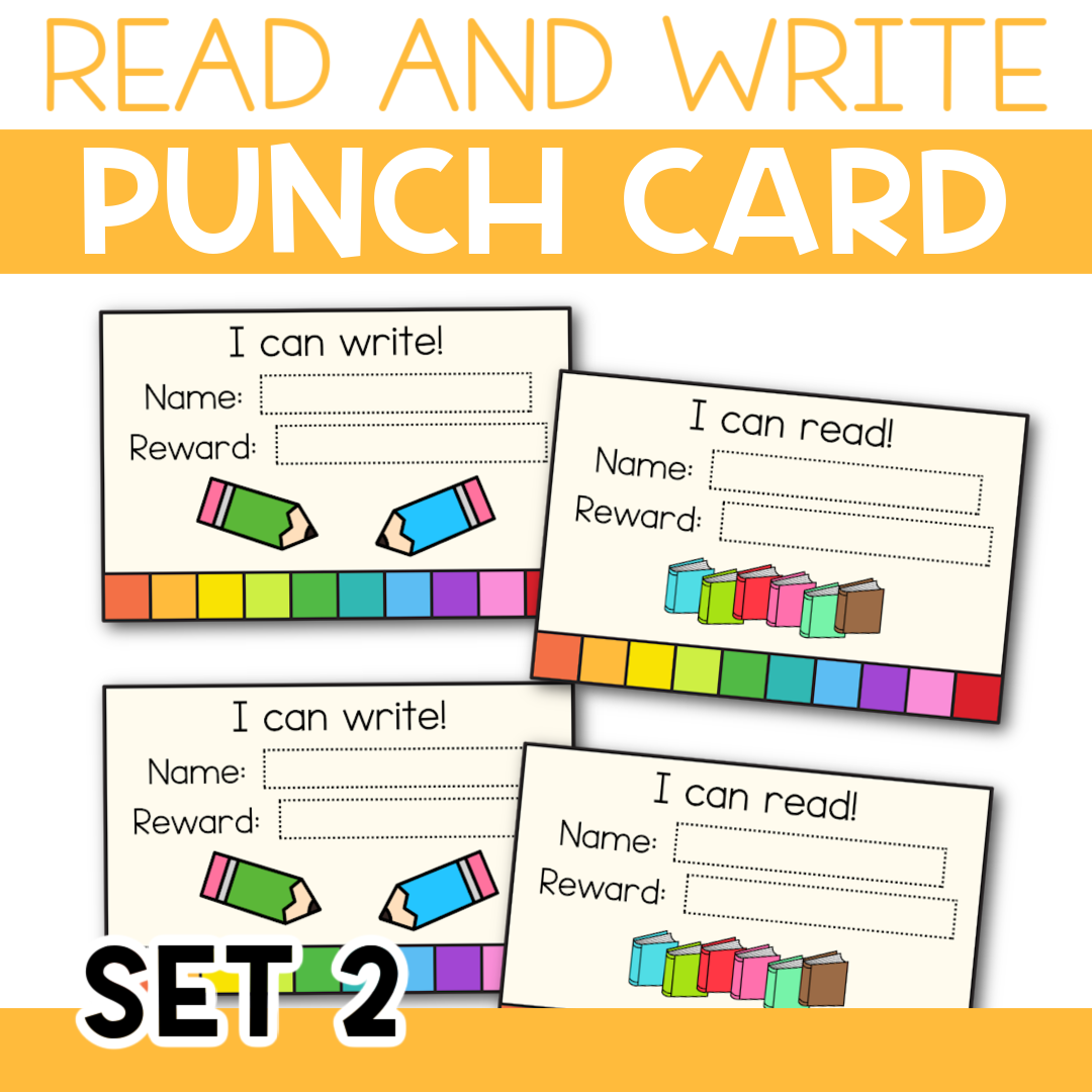 READ AND WRITE REWARD CARD