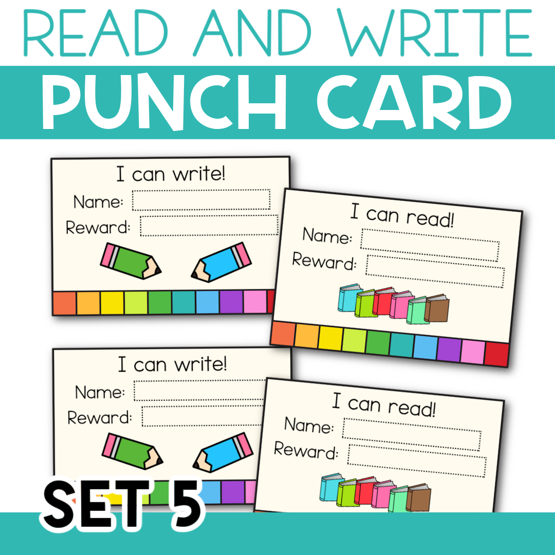READ AND WRITE REWARD CARD