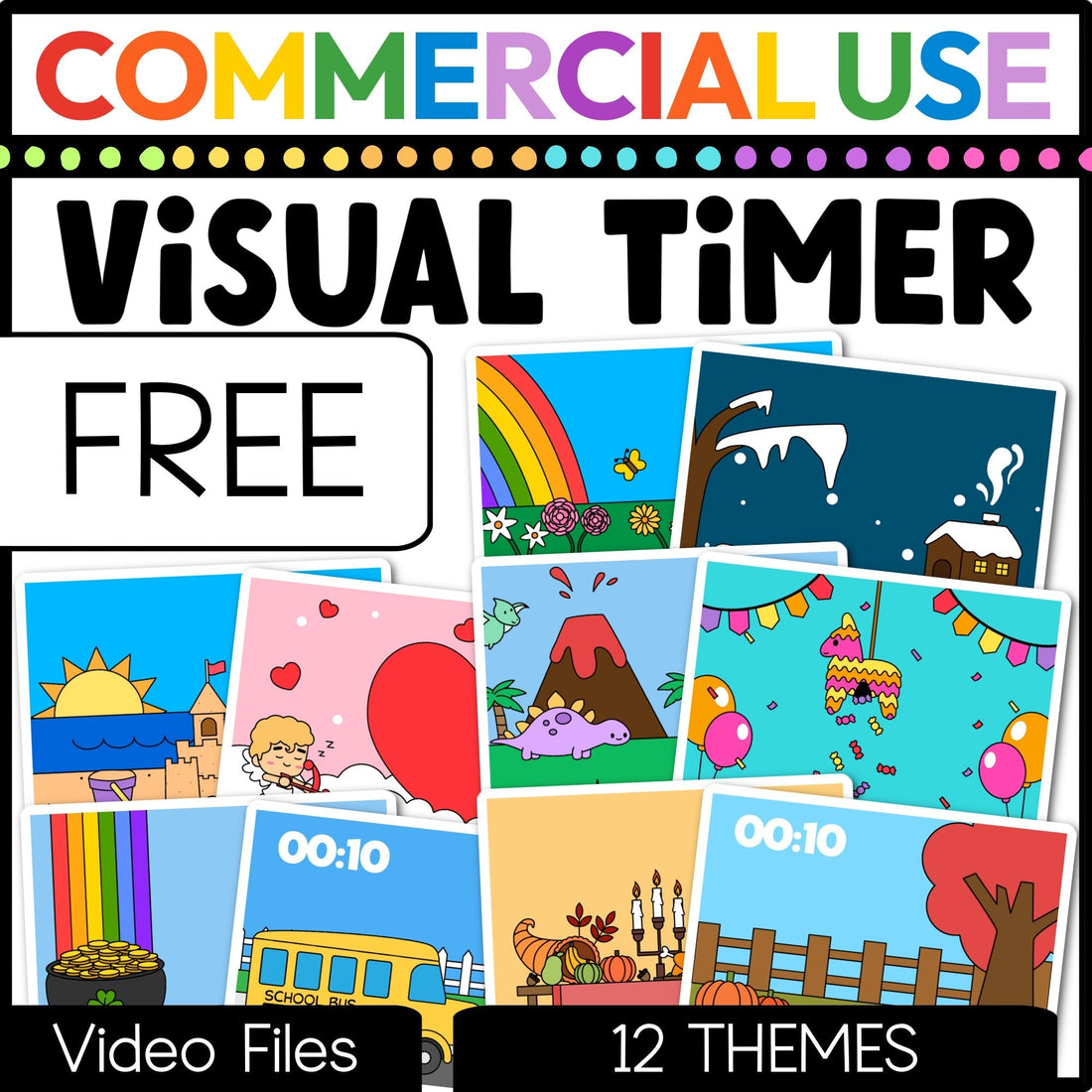 Master Classroom Transitions with a FREE 10-Second Visual Timer