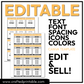 Editable 2000's Party Theme PLR Party Game 5 Second Game & Forbidden Word Game