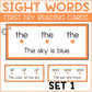First 100 Fry Sight Words Reading Cards