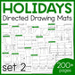Directed Drawing Holiday Mats