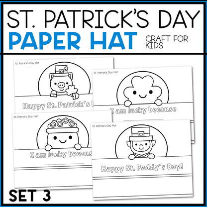St. Patrick's Day Paper Hat Craft