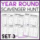 Year Long Scavenger Hunt