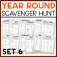 Year Long Scavenger Hunt