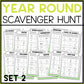 Year Long Scavenger Hunt