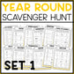 Year Long Scavenger Hunt