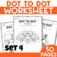 WORKSHEET dot to dot - 50 PAGES