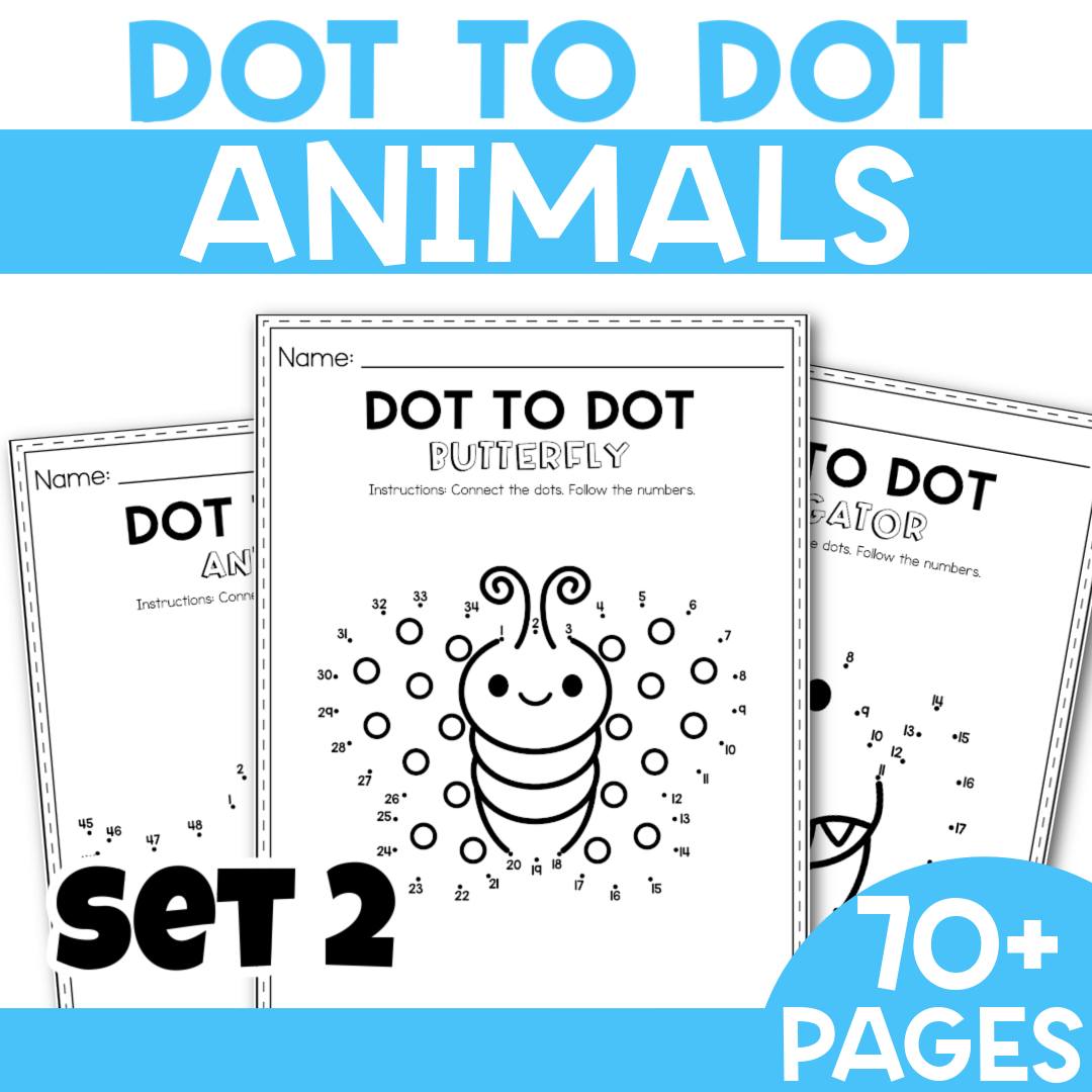 ANIMALS dot to dot