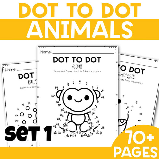 ANIMALS dot to dot