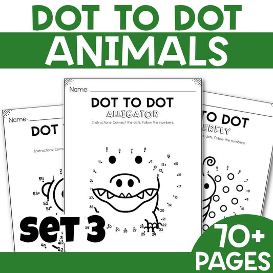 ANIMALS dot to dot