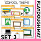SCHOOL THEME PLAYDOUGH MAT