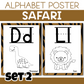 SAFARI THEME - ALPHABET POSTER (A-Z)